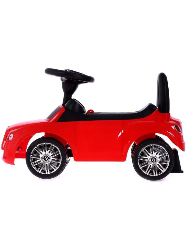 Толокар Bentley Continental GT, звуковые эффекты, цвет красный