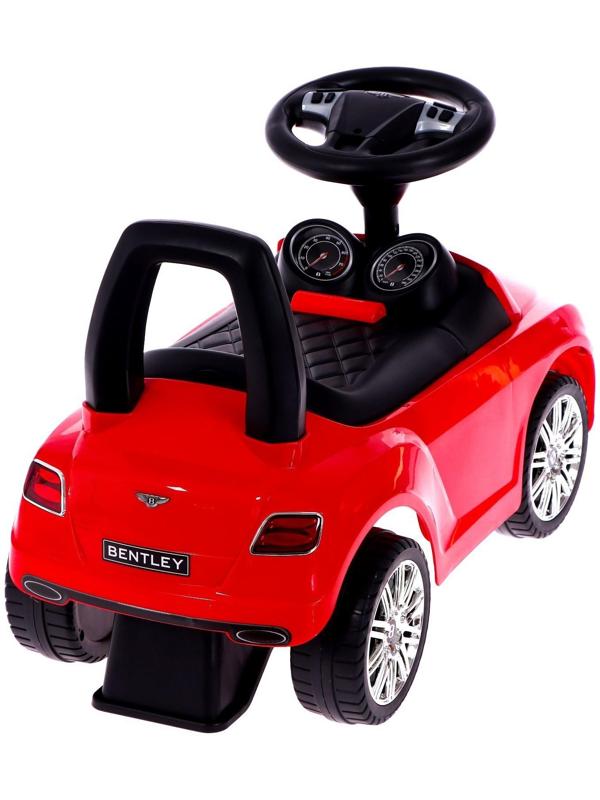 Толокар Bentley Continental GT, звуковые эффекты, цвет красный