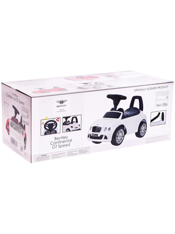 Толокар Bentley Continental GT, звуковые эффекты, цвет красный