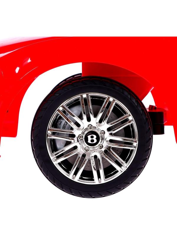 Толокар Bentley Continental GT, звуковые эффекты, цвет красный