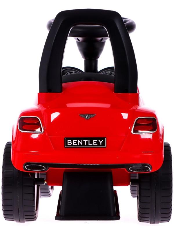 Толокар Bentley Continental GT, звуковые эффекты, цвет красный