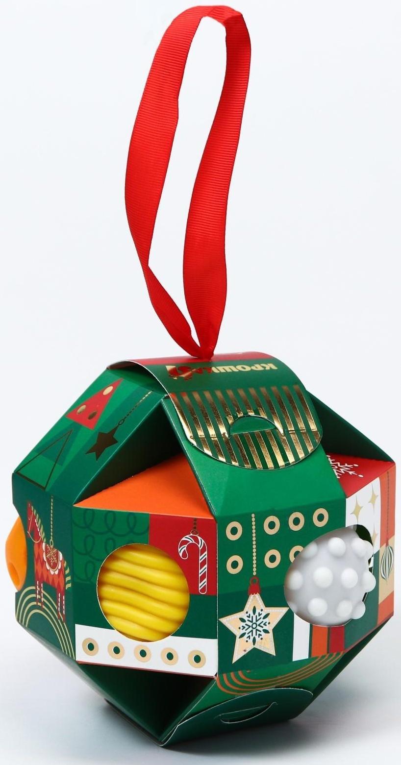 Подарочный набор развивающих мячиков «Сказочный шар», 7 шт., новогодняя подарочная упаковка