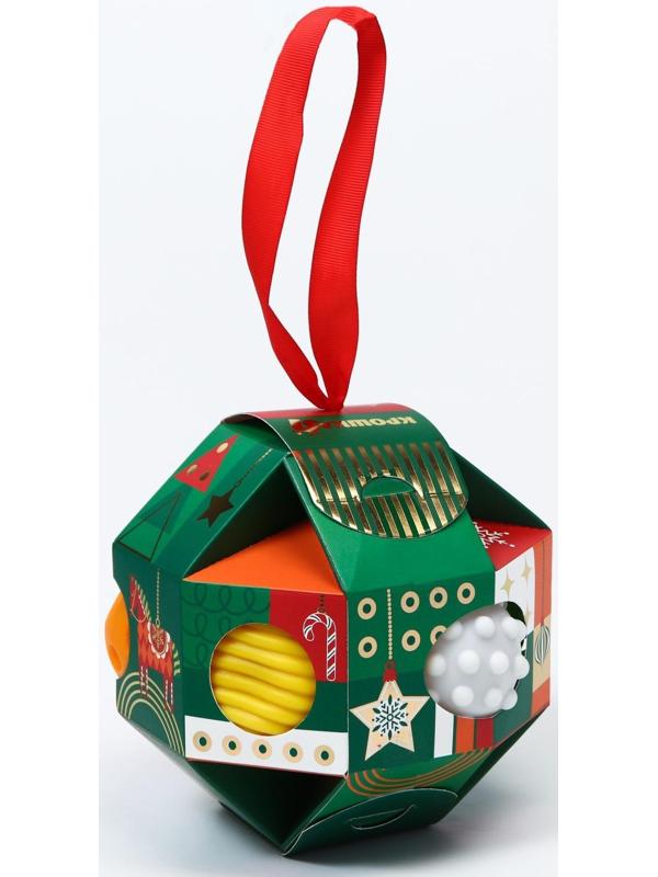 Подарочный набор развивающих мячиков «Сказочный шар», 7 шт., новогодняя подарочная упаковка