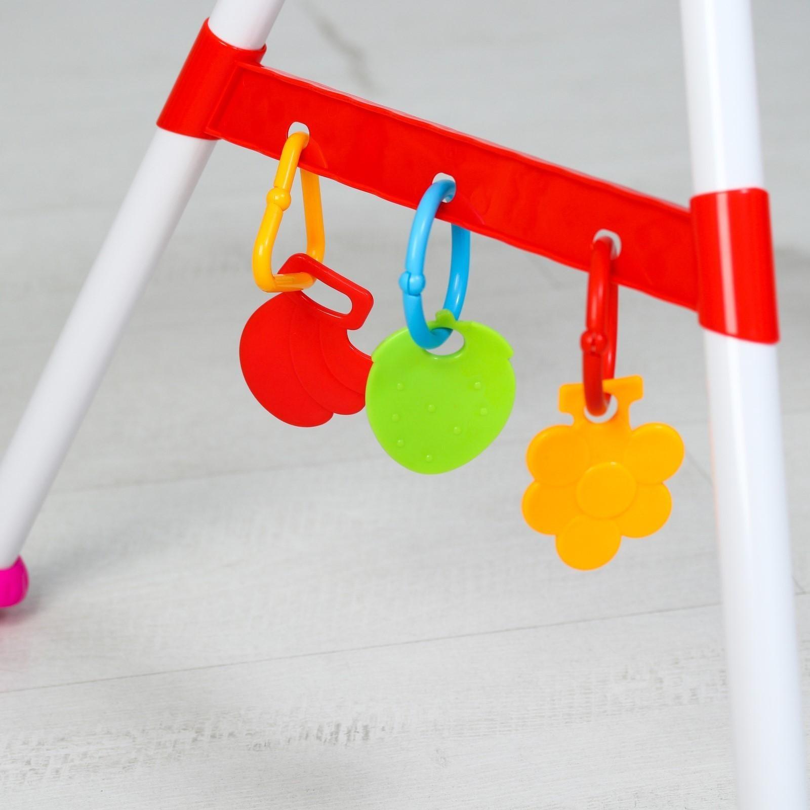 Игровой развивающий центр «Мишки + игрушка Молоточек», подвесные прорезыватели и погремушки