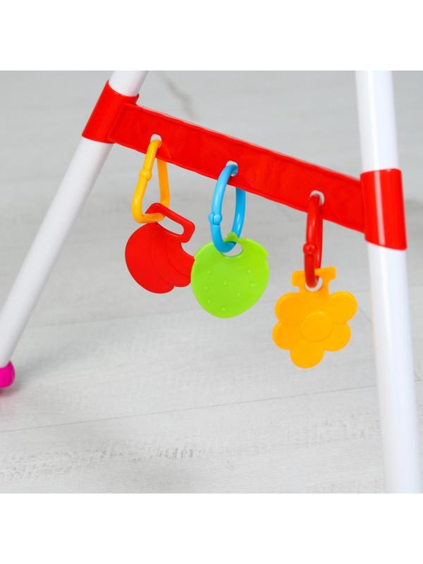 Игровой развивающий центр «Мишки + игрушка Молоточек», подвесные прорезыватели и погремушки