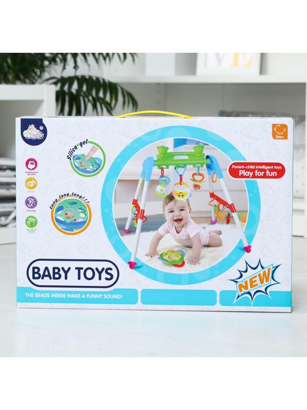 Игровой развивающий центр «Мишки + игрушка Молоточек», подвесные прорезыватели и погремушки