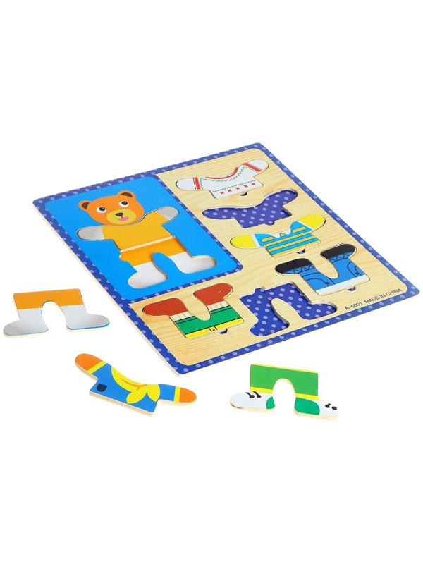 Рамка-вкладыш «Переодень мишку»