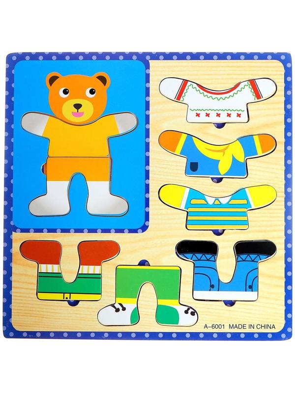 Рамка-вкладыш «Переодень мишку»