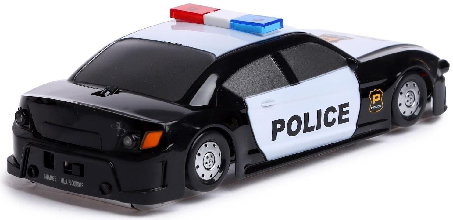 Антигравитационная машинка «Полиция», радиоуправление, аккумулятор, ездит по стенам