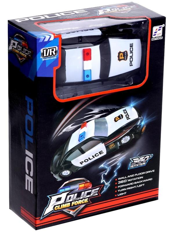 Антигравитационная машинка «Полиция», радиоуправление, аккумулятор, ездит по стенам