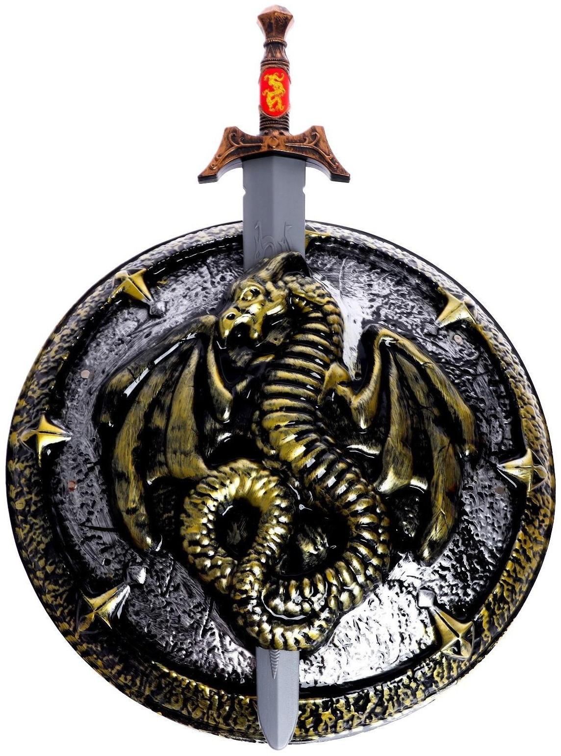 Набор рыцаря «Воин дракона», щит и меч