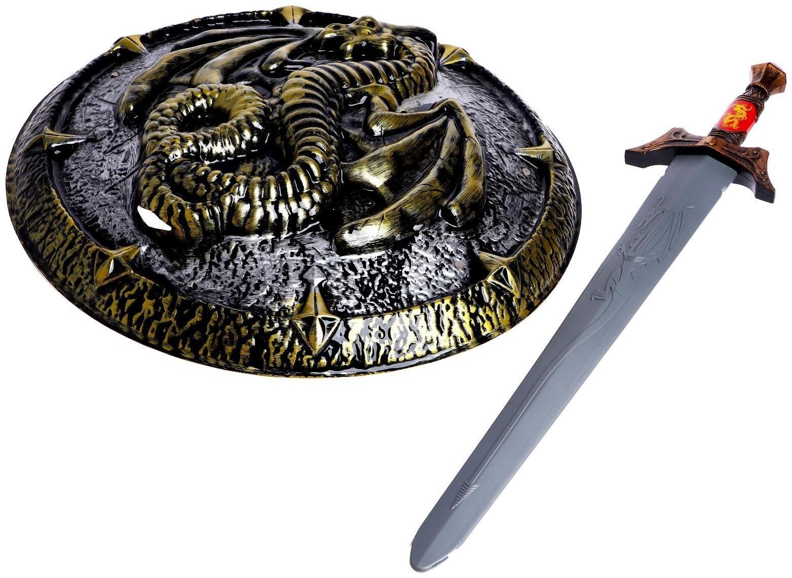 Набор рыцаря «Воин дракона», щит и меч
