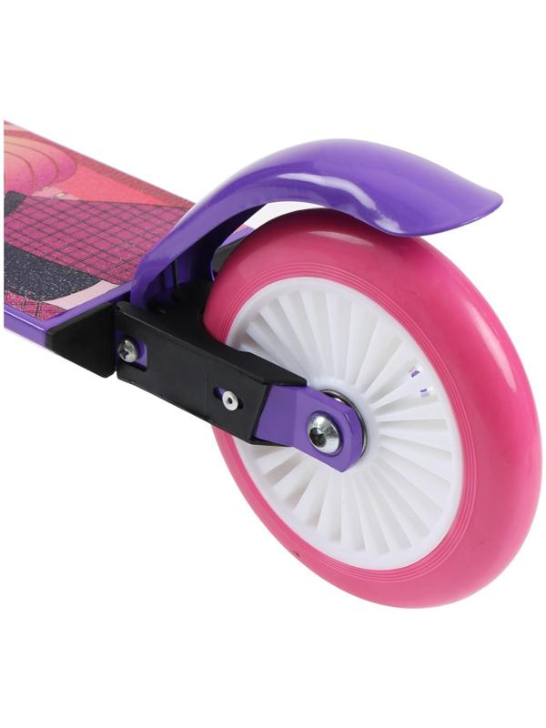Самокат-снегокат зимний 2 в 1 «Девушка», цвет фиолетовый