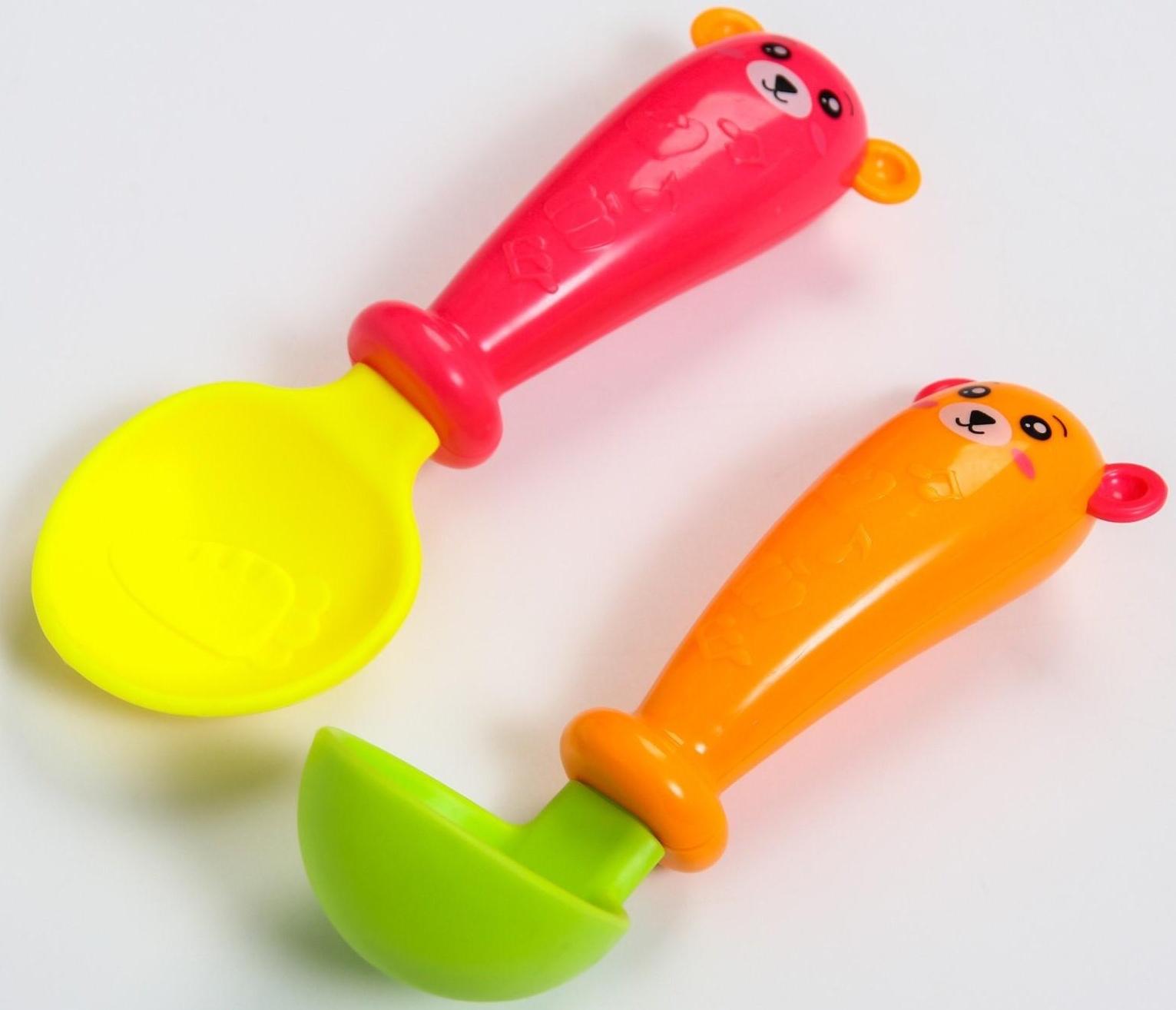 Набор погремушек-прорезывателей «Наш малыш Ложечки», 3шт