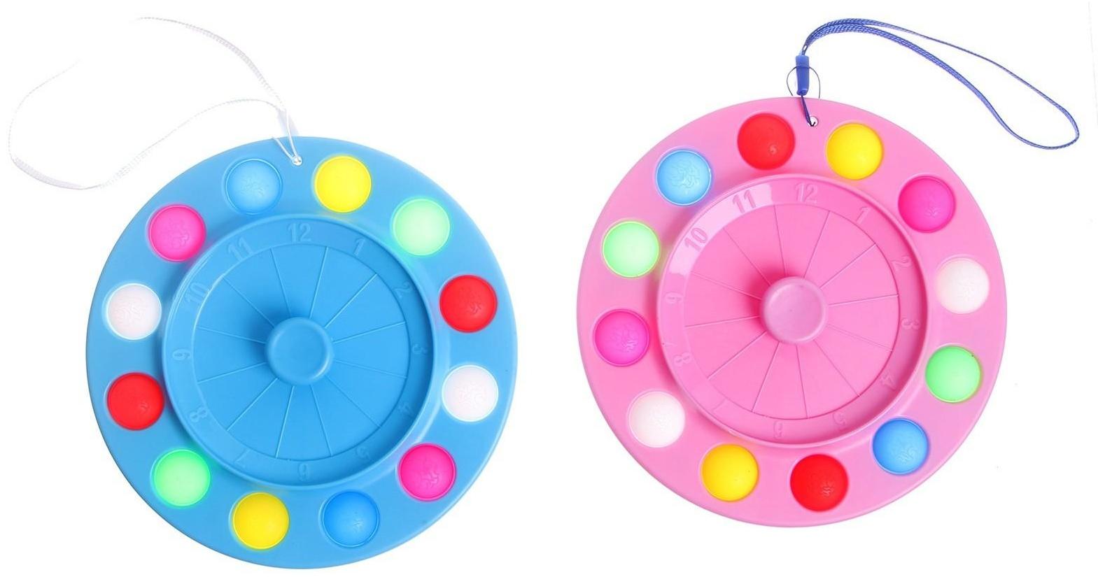 Развивающая игрушка «Часики», симпл-димпл, цвета МИКС