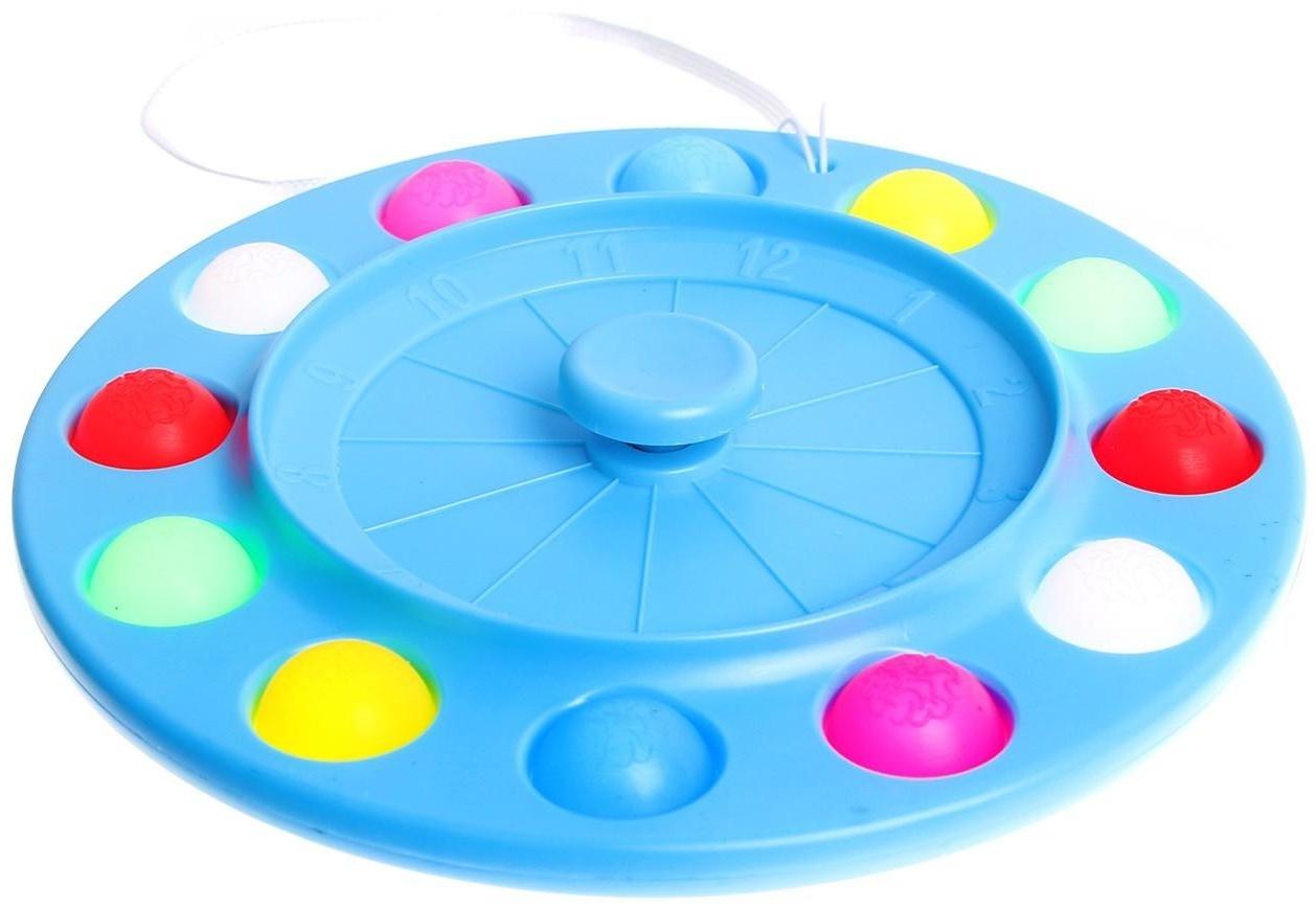 Развивающая игрушка «Часики», симпл-димпл, цвета МИКС