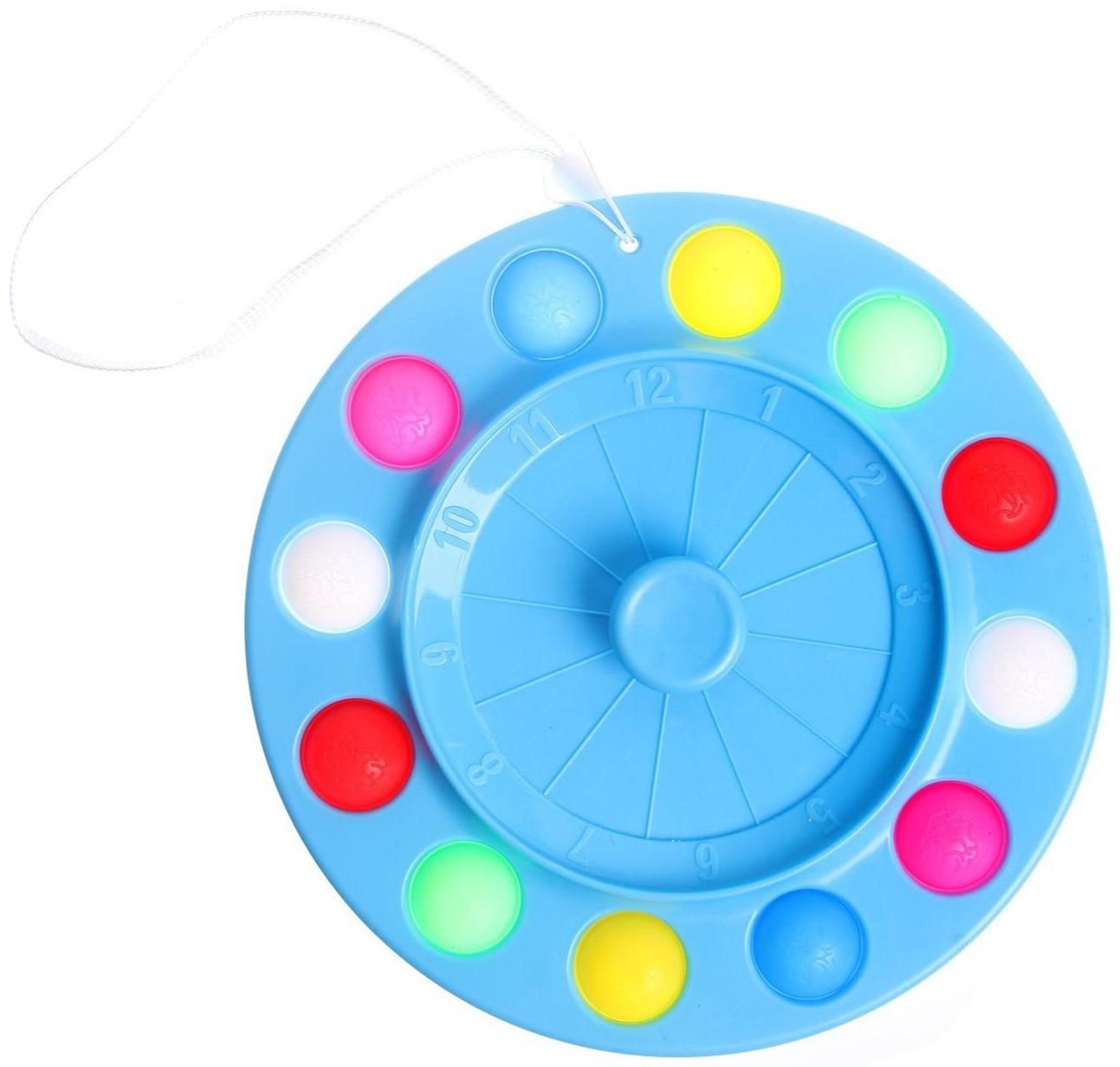 Развивающая игрушка «Часики», симпл-димпл, цвета МИКС