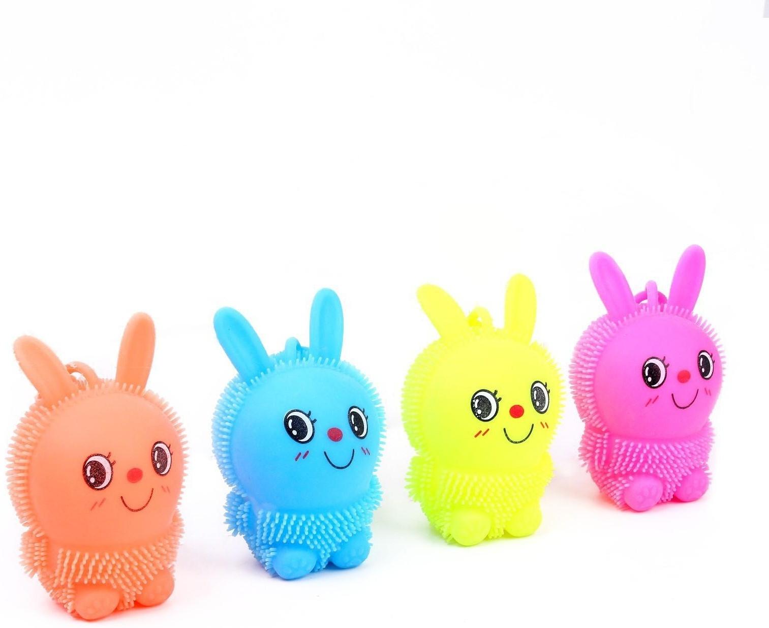 Ёжка «Зайка» световой, цвета МИКС