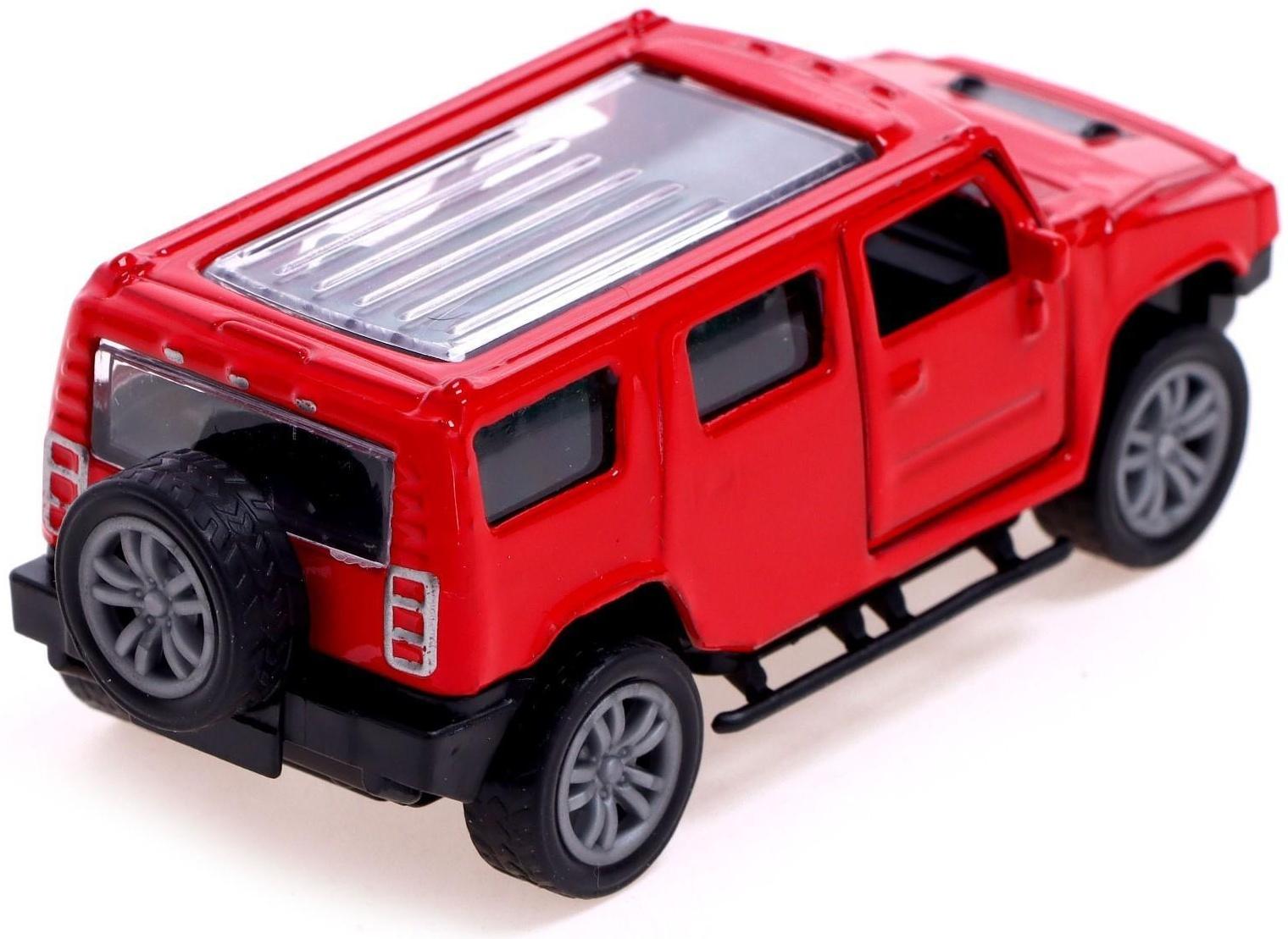 Машина металлическая «Джип», 1:48, инерция, открываются двери, МИКС