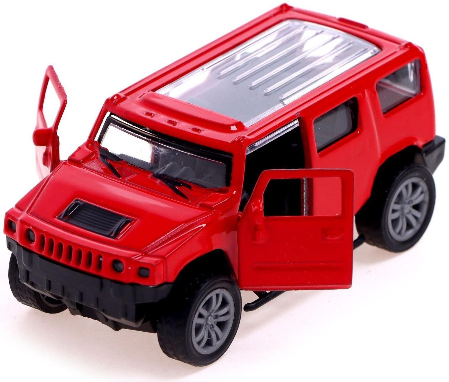 Машина металлическая «Джип», 1:48, инерция, открываются двери, МИКС