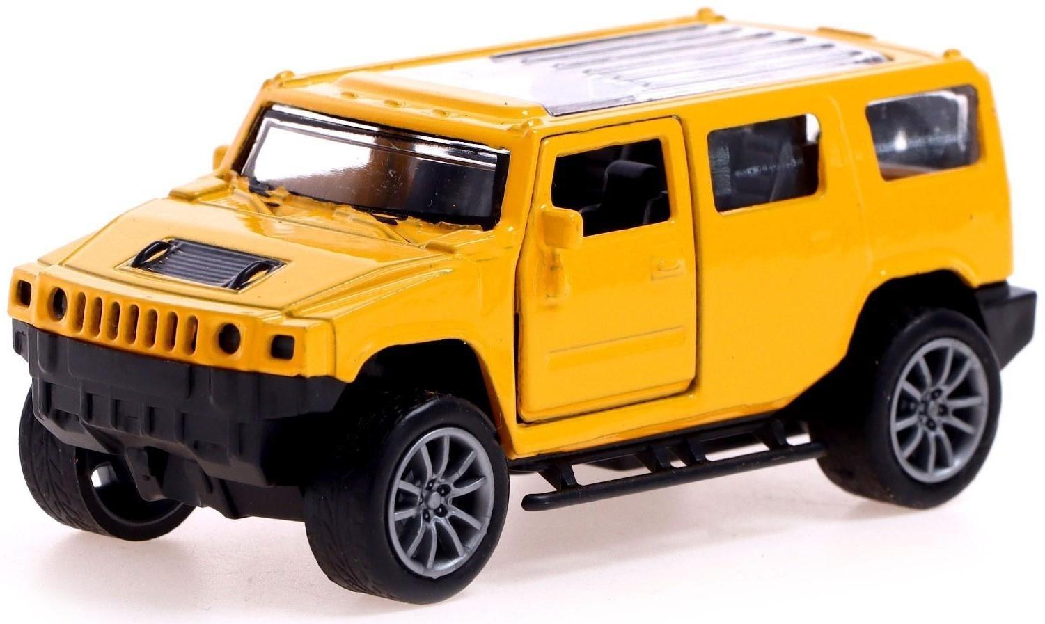 Машина металлическая «Джип», 1:48, инерция, открываются двери, МИКС