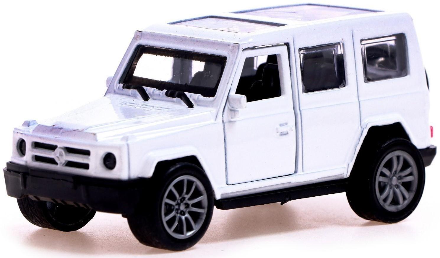 Машина металлическая «Джип», 1:48, инерция, открываются двери, МИКС