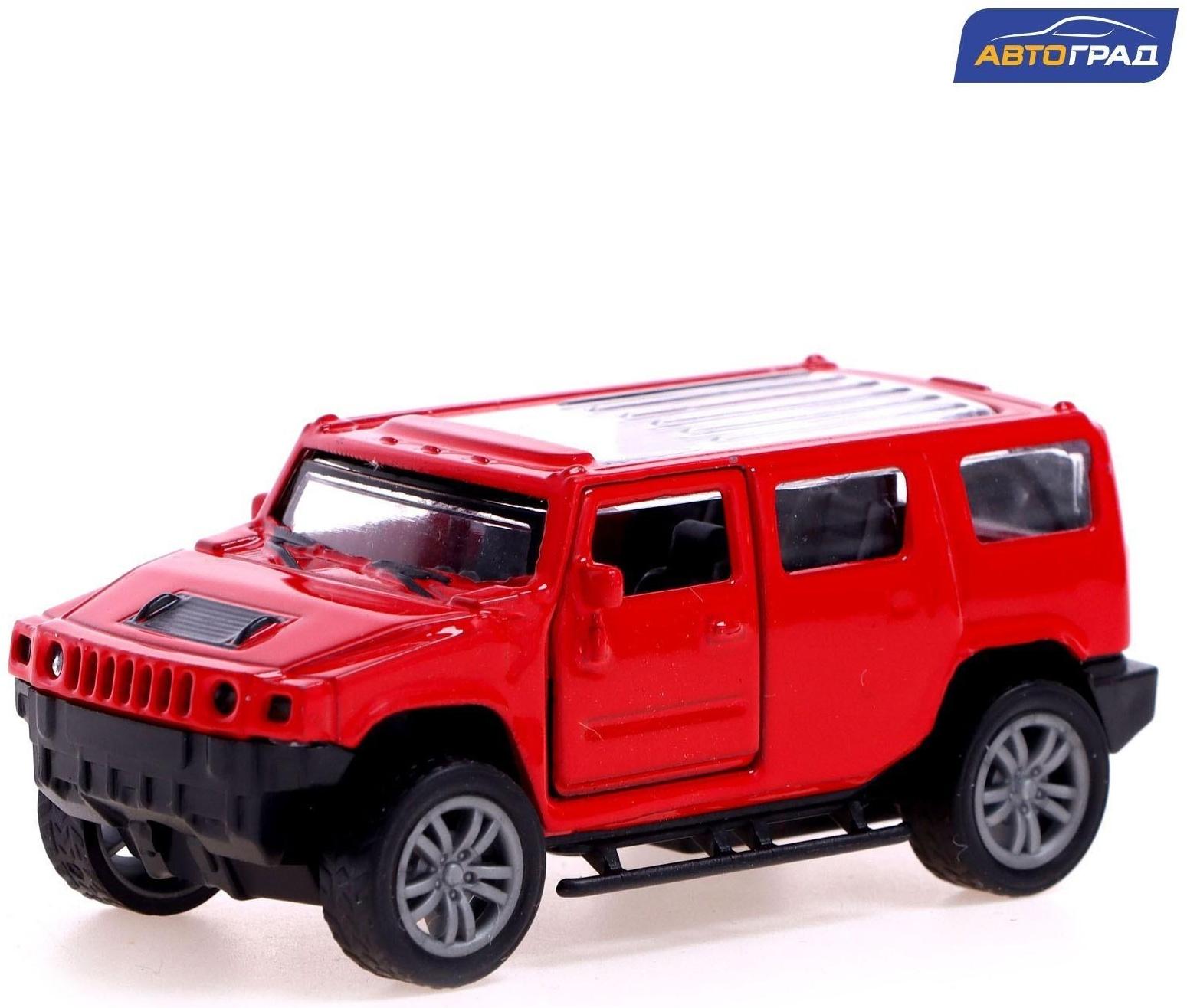 Машина металлическая «Джип», 1:48, инерция, открываются двери, МИКС