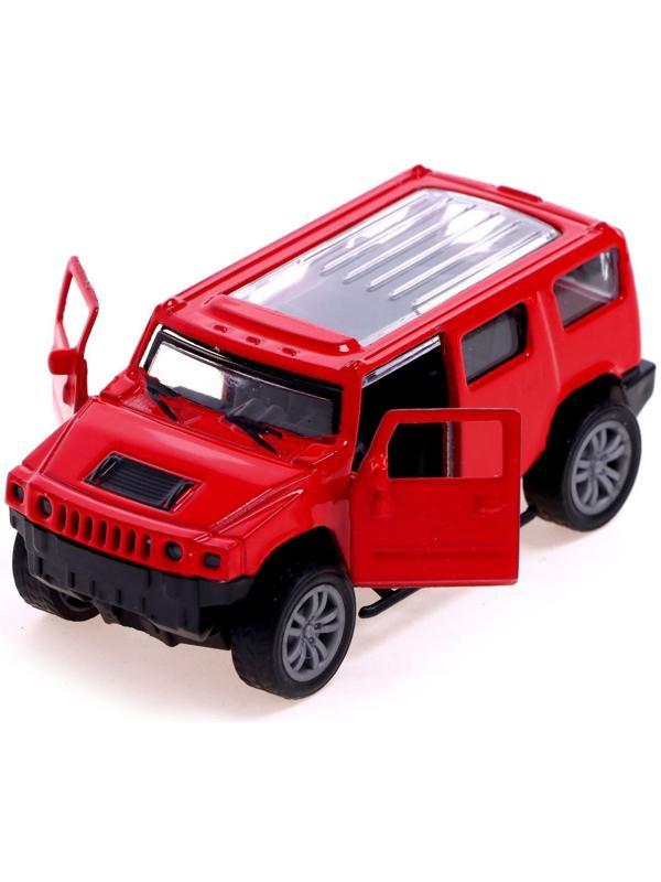 Машина металлическая «Джип», 1:48, инерция, открываются двери, МИКС