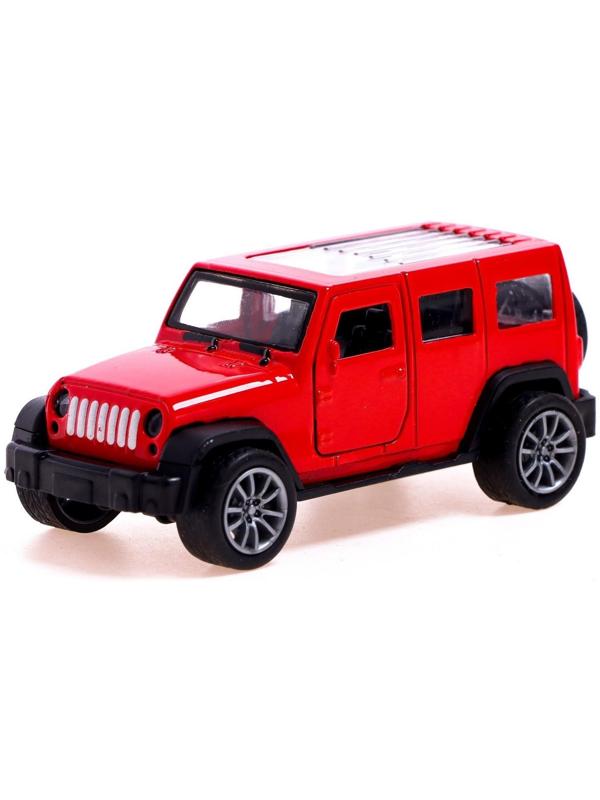 Машина металлическая «Джип», 1:48, инерция, открываются двери, МИКС