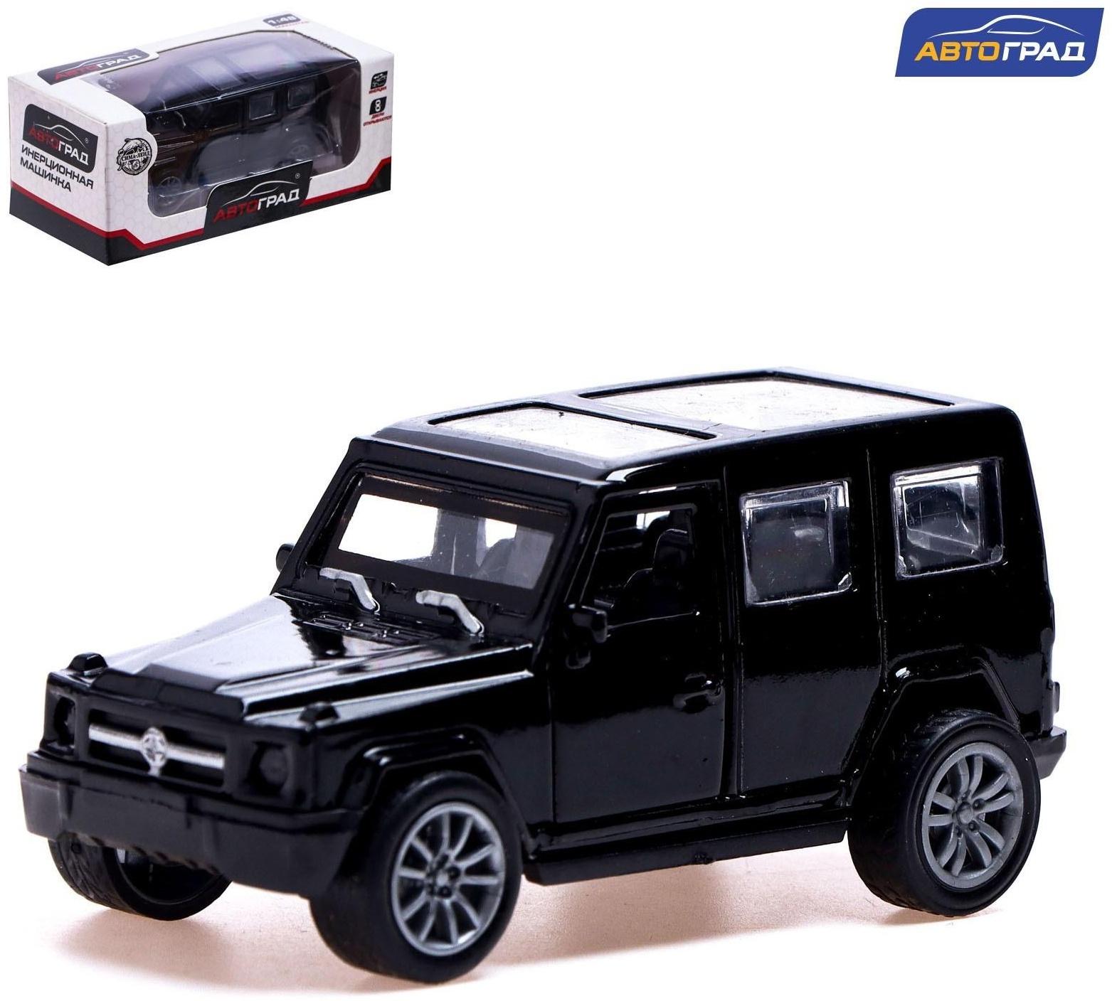 Машина металлическая «Крузер», 1:48, инерция, открываются двери, цвет чёрный