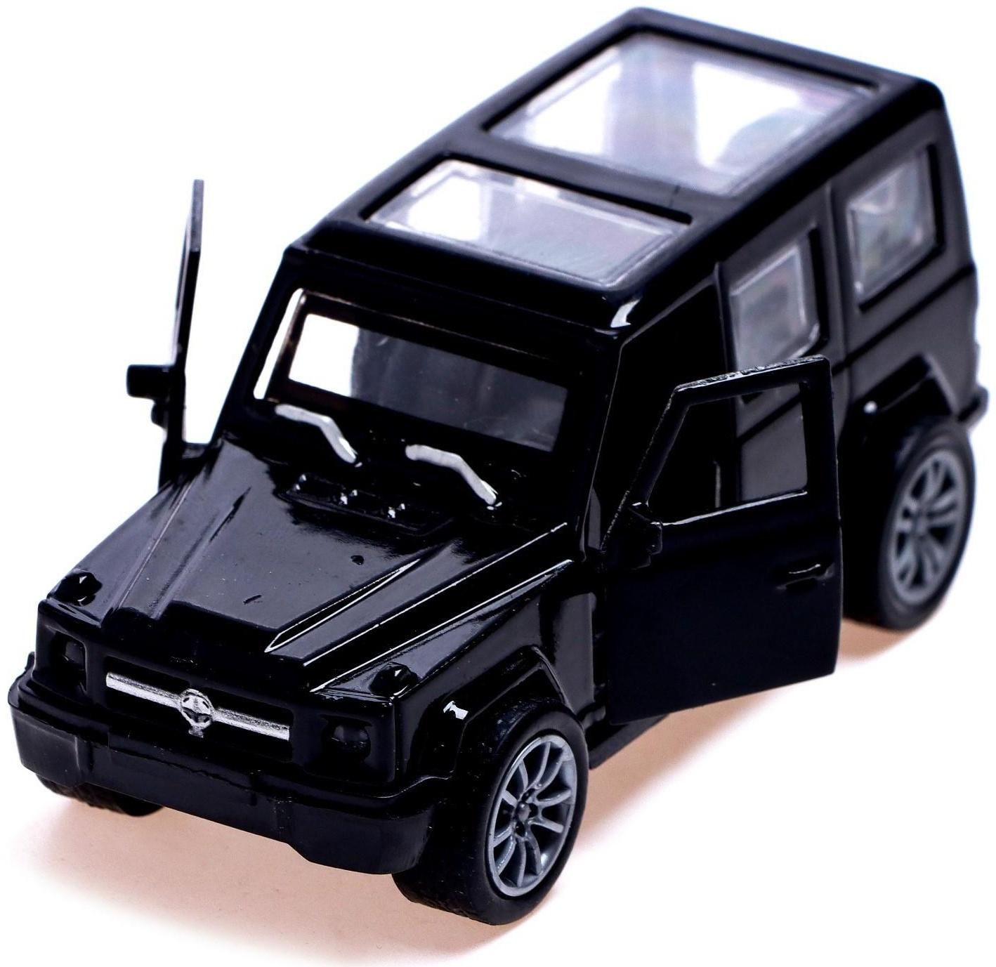 Машина металлическая «Крузер», 1:48, инерция, открываются двери, цвет чёрный