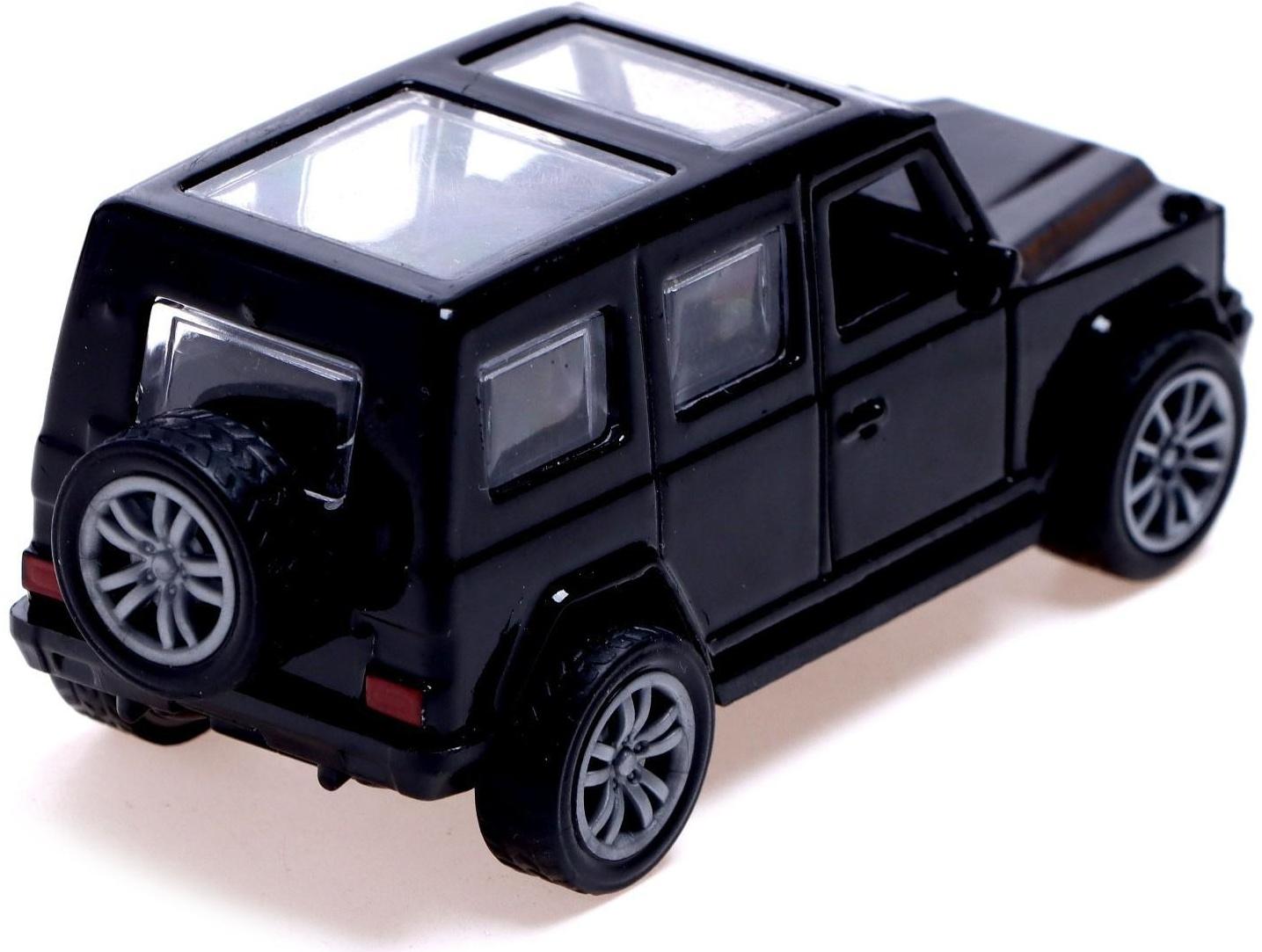 Машина металлическая «Крузер», 1:48, инерция, открываются двери, цвет чёрный