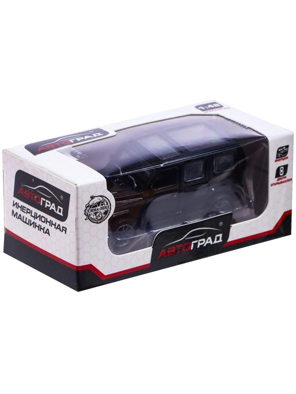 Машина металлическая «Крузер», 1:48, инерция, открываются двери, цвет чёрный