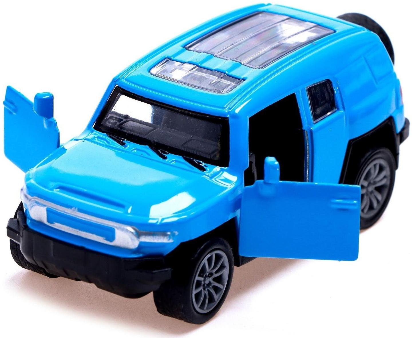 Машина металлическая «Крузер», 1:48, инерция, открываются двери, цвет синий