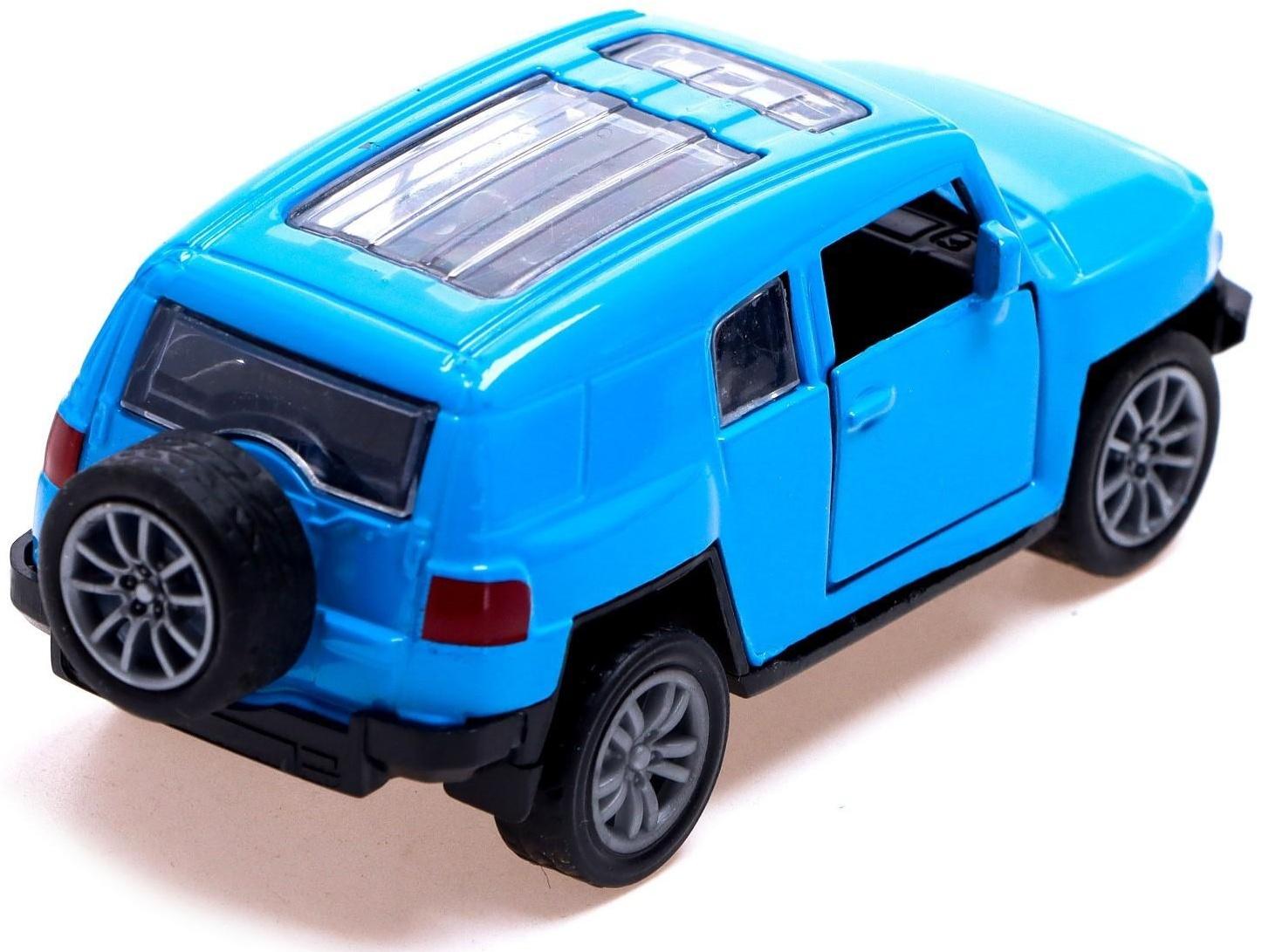 Машина металлическая «Крузер», 1:48, инерция, открываются двери, цвет синий