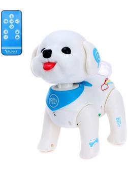 Робот радиоуправляемый «Милый щенок», русское озвучивание, реагирует на хлопки