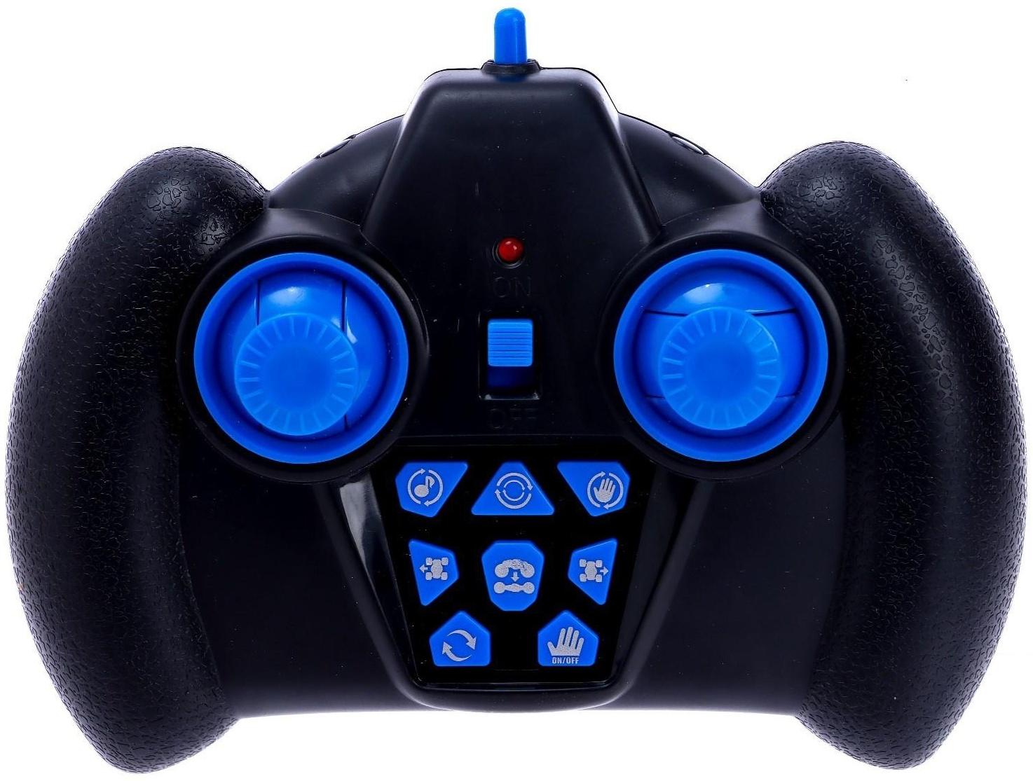 Перевёртыш Hyper, полный привод, работает от аккумулятора, цвет синий