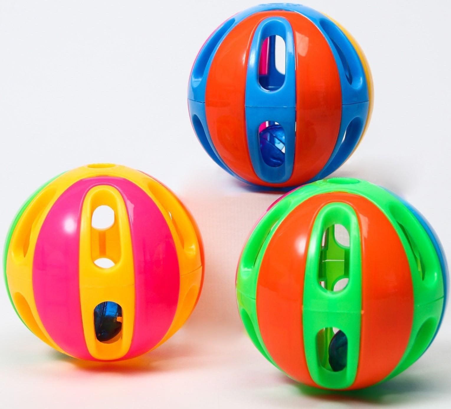 Погремушка «Шар», цвет МИКС