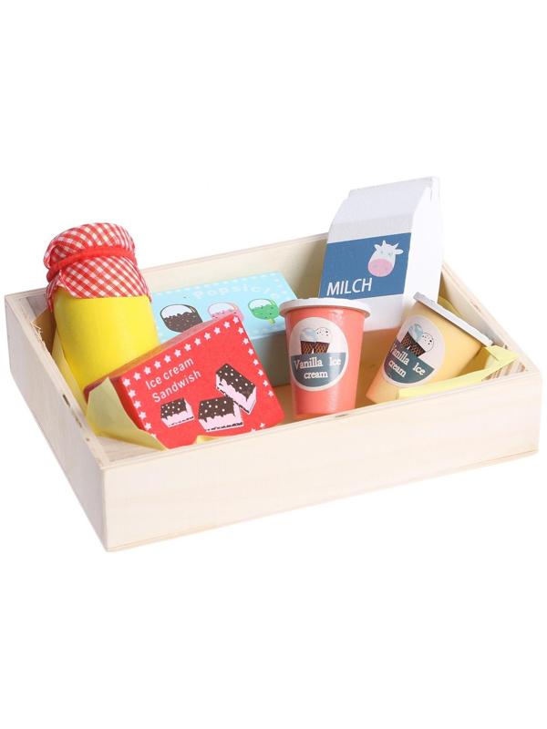 Игровой ящик с продуктами «Мороженное» 17×12,5×3,5 см