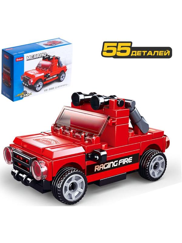 Конструктор Sluban «Тачки» M38-B0888, инерционные, 8 видов, Микс / 1 шт.