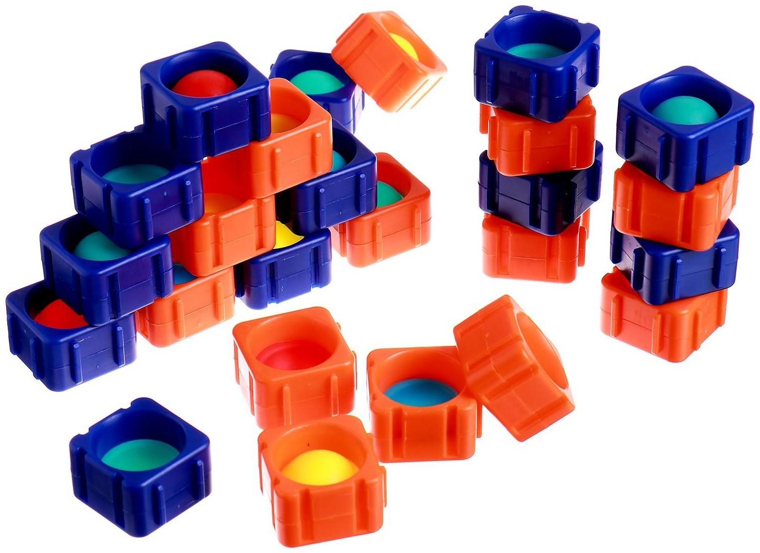 Головоломка «Кубики», 25 штук, цвета МИКС