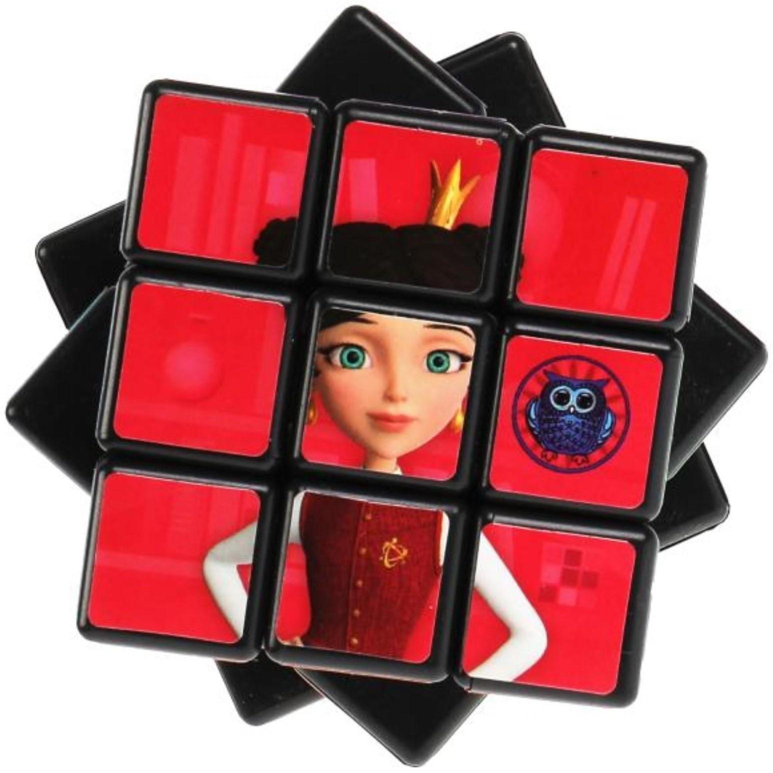 Логическая игра «Царевны кубик» 3×3 см, с картинками