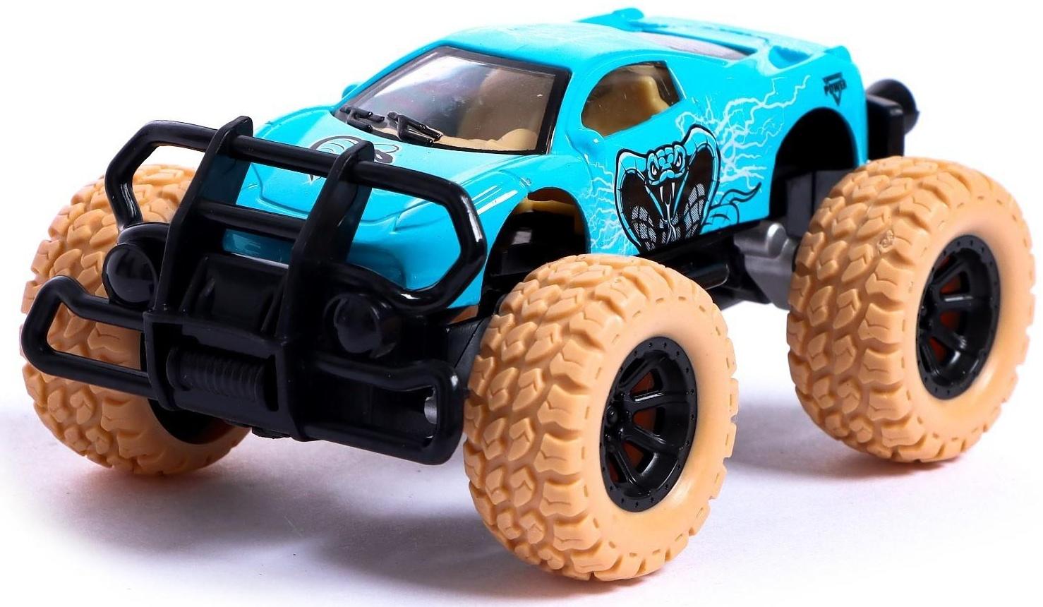 Джип металлический Monster Trucks, МИКС