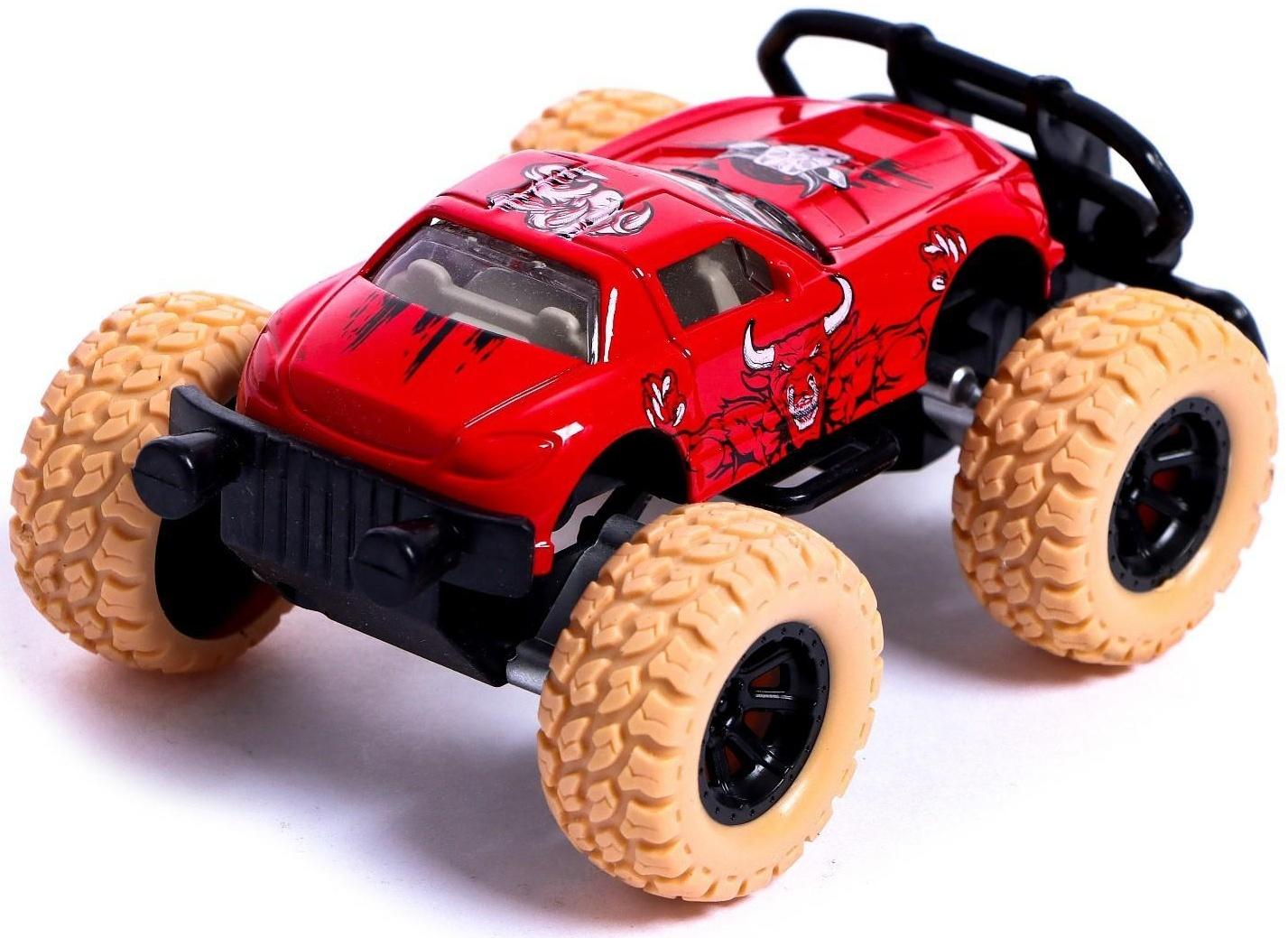 Джип металлический Monster Trucks, МИКС