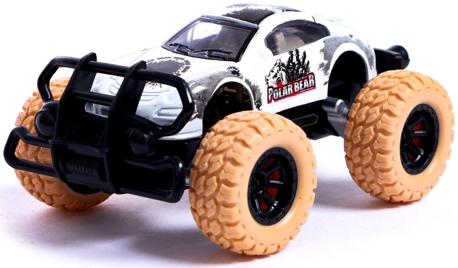 Джип металлический Monster Trucks, МИКС