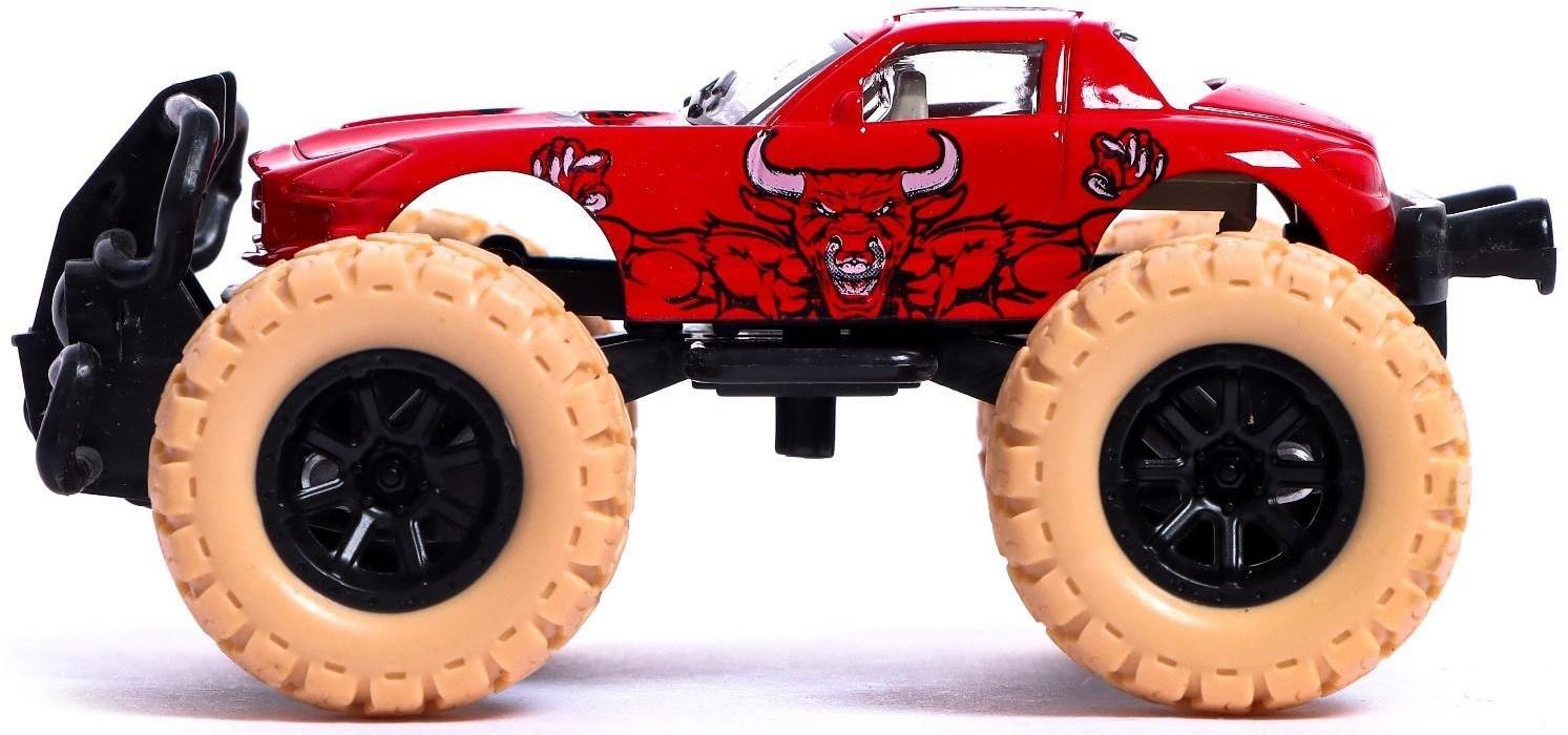 Джип металлический Monster Trucks, МИКС