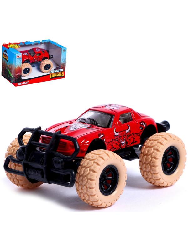 Джип металлический Monster Trucks, МИКС