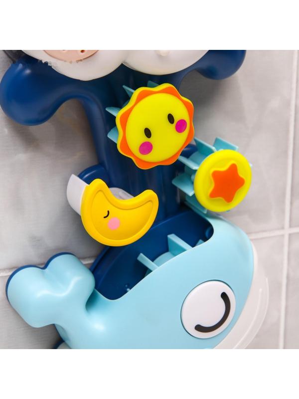 Набор игрушек для игры в ванне «Улиточка - мельница», на присоске