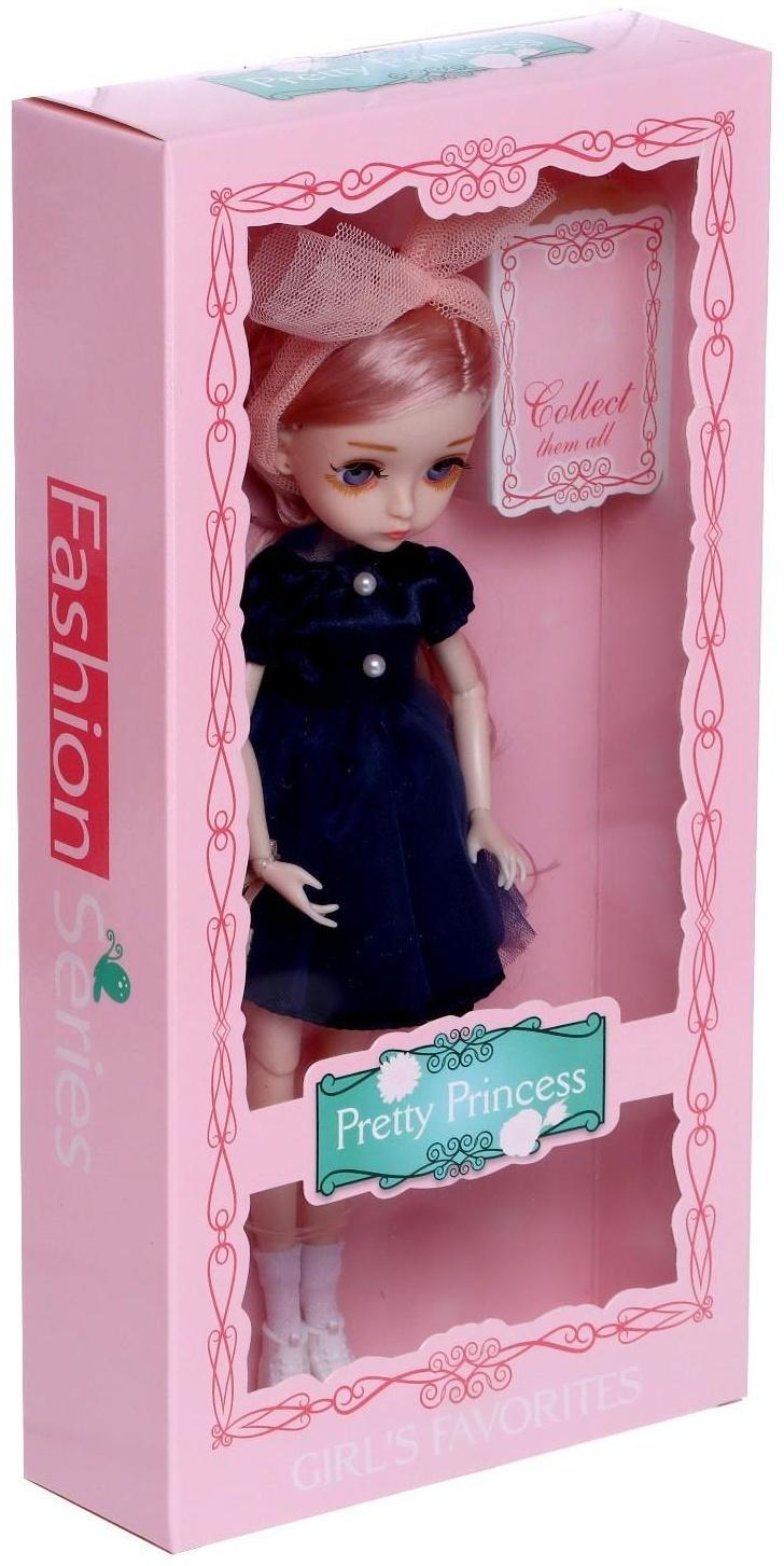 Кукла модная шарнирная «София» в платье, МИКС