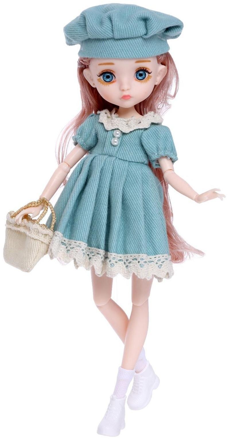 Кукла модная шарнирная «София» в платье, МИКС